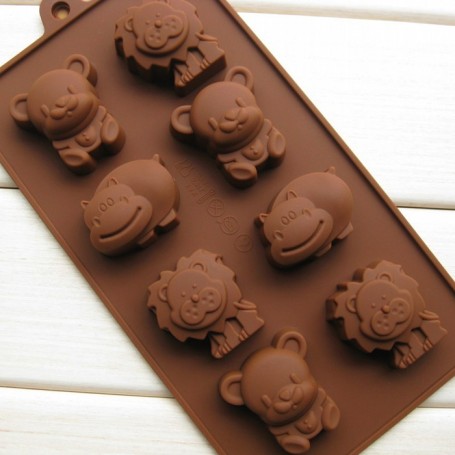 1 Pc Moule À Chocolat Animaux De L'océan Moule En Silicone - Temu