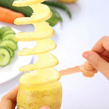 Coupe-légumes en spirale pour éplucher légumes et décorer assiette