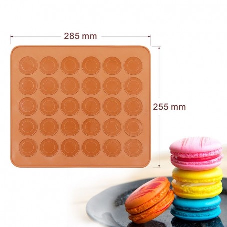 Tapis Macaron Silicone - Plaque à Macarons